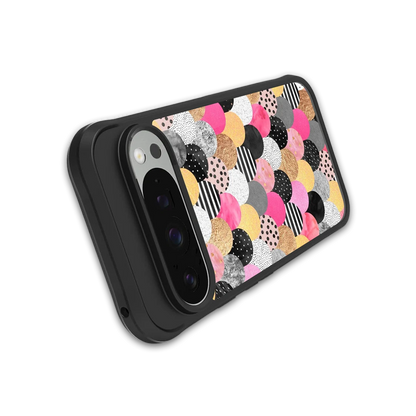 Mermaid Glow stylish phone case for google pixel 9 pro | glossy glass and slim fit