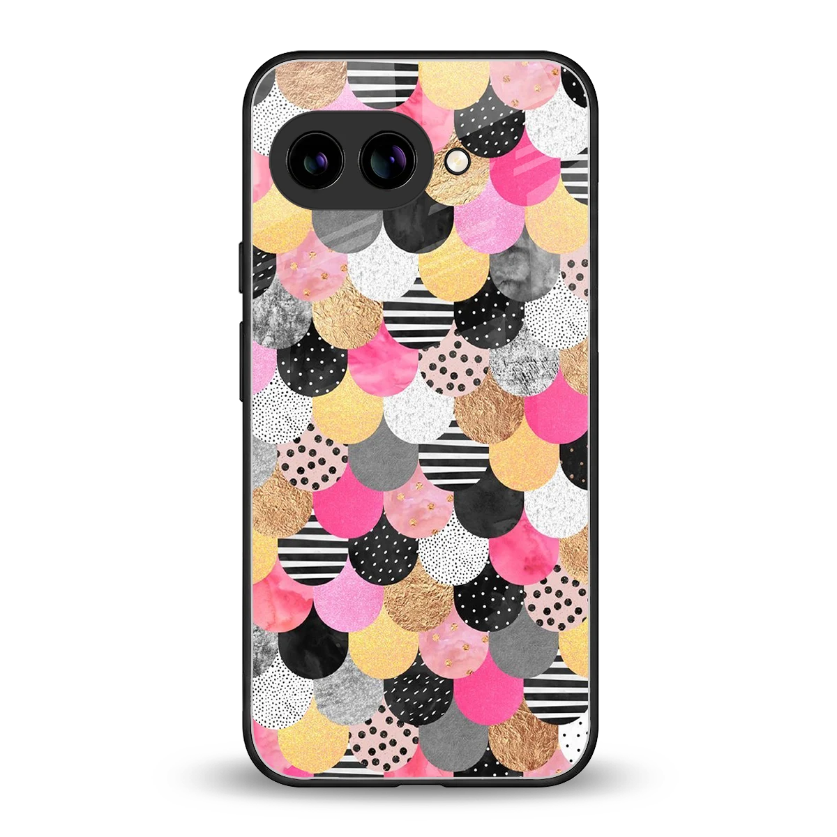 Mermaid Glow back phone cover | glass case for google pixel 9a