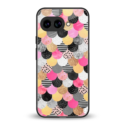 Mermaid Glow back phone cover | glass case for google pixel 9a