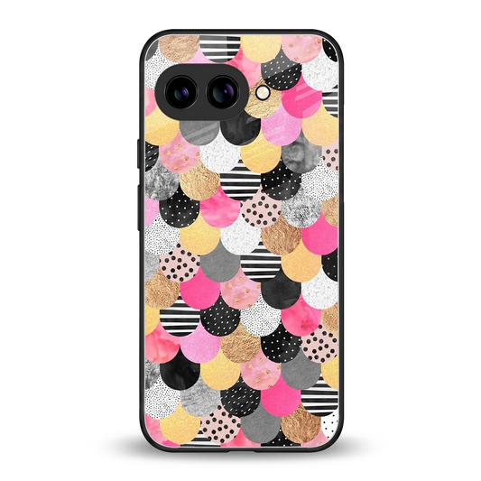 Mermaid Glow back phone cover | glass case for google pixel 9a