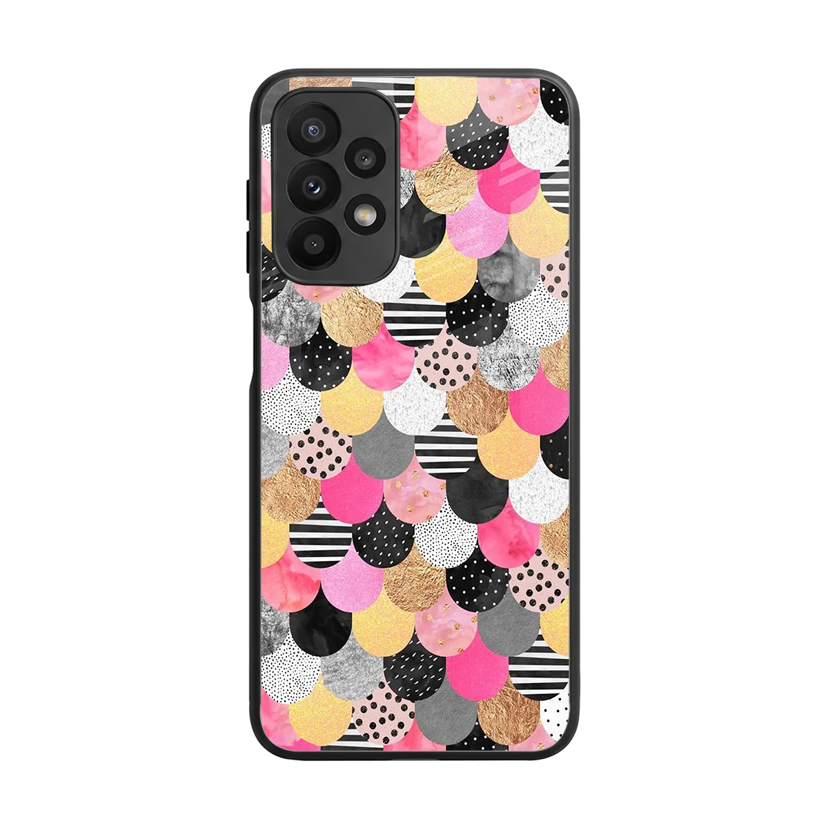 Mermaid Glow back phone cover | glass case for samsung galaxy a23