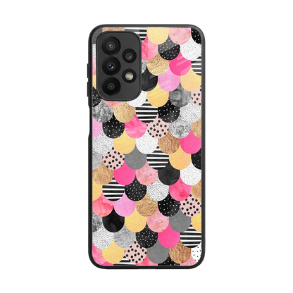 Mermaid Glow back phone cover | glass case for samsung galaxy a23