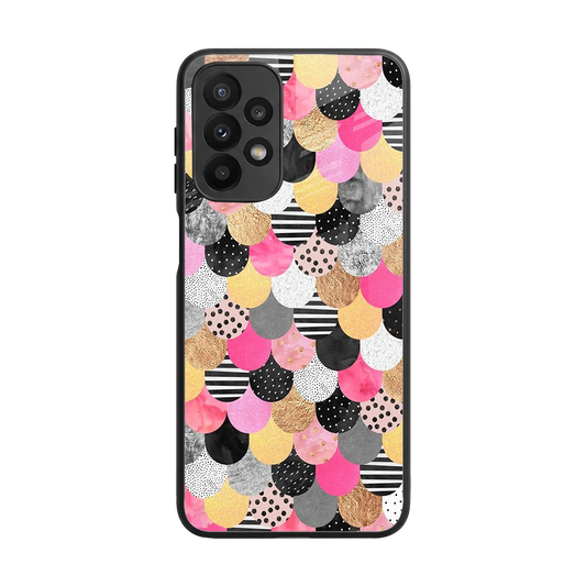 Mermaid Glow back phone cover | glass case for samsung galaxy a23