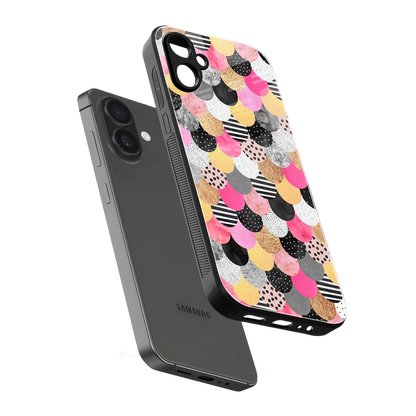 Mermaid Glow sleek samsung galaxy a06 5g cover with tempered glass back and TPU edges