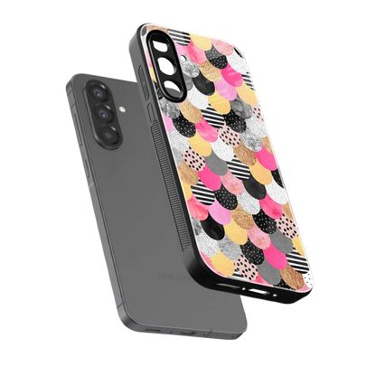 Mermaid Glow sleek samsung galaxy a17 5g cover with tempered glass back and TPU edges