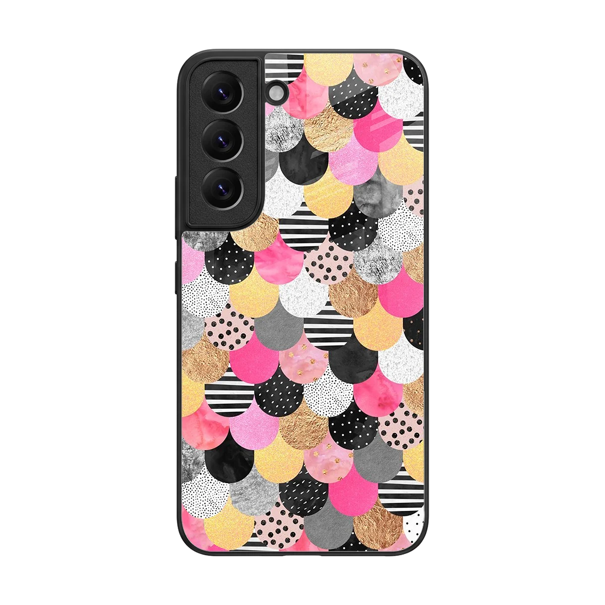 Mermaid Glow back phone cover | glass case for samsung galaxy s22
