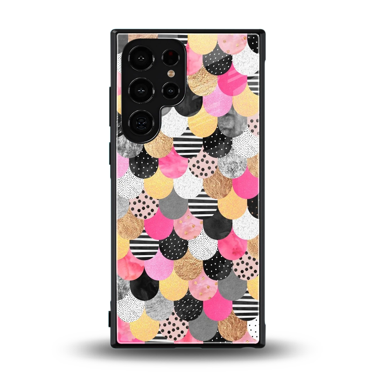 Mermaid Glow back phone cover | glass case for samsung galaxy s24 ultra