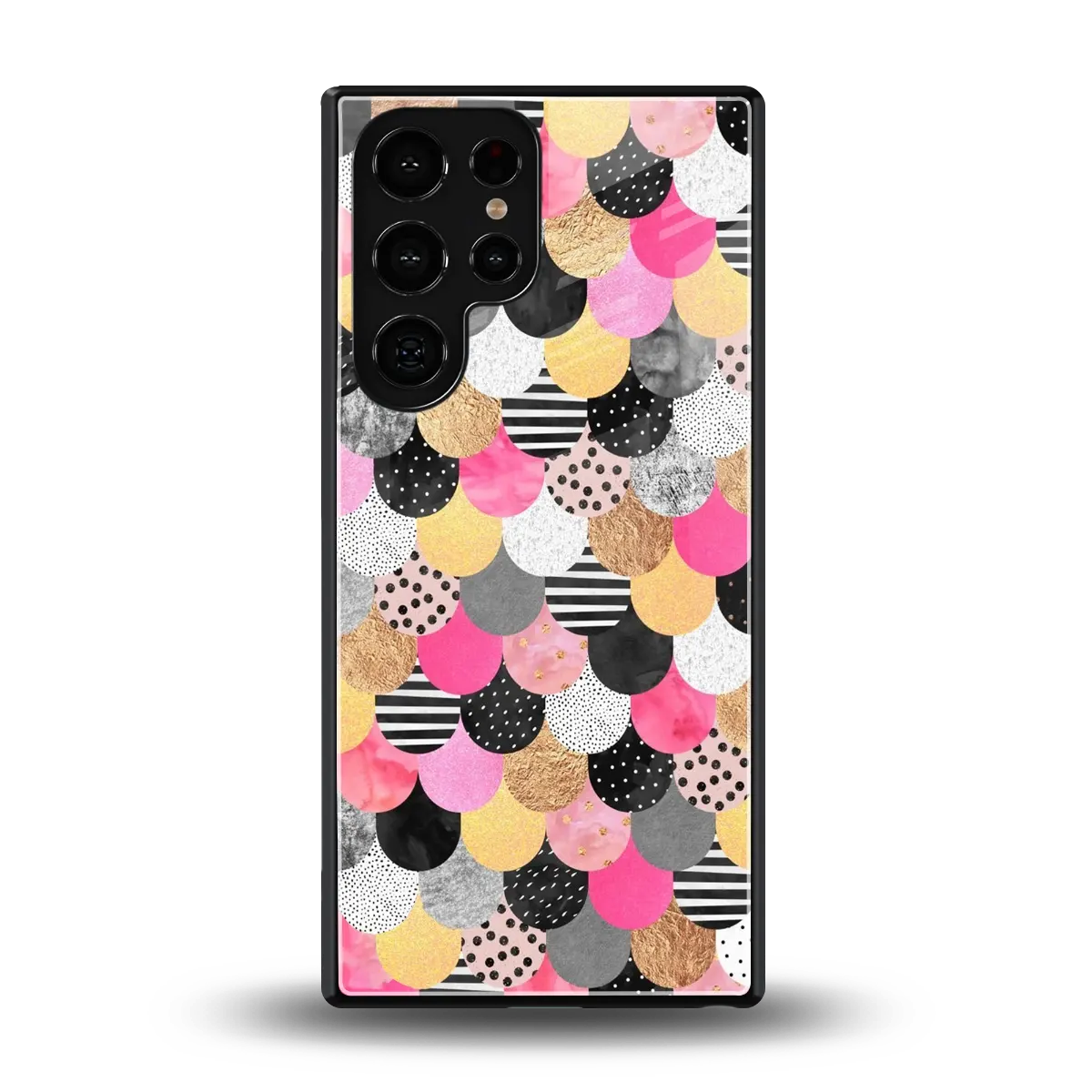 Mermaid Glow back phone cover | glass case for samsung galaxy s25 ultra