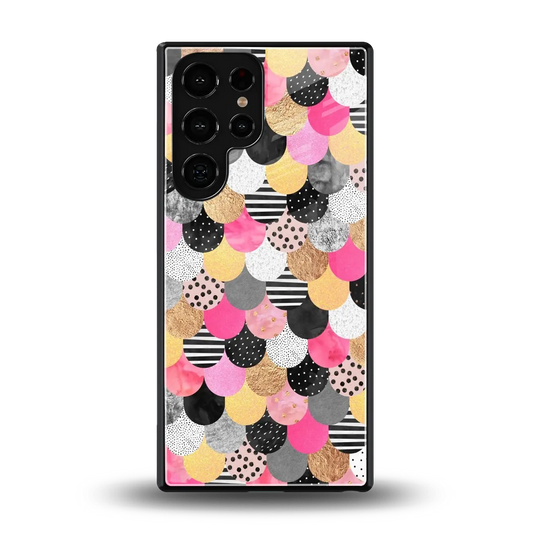 Mermaid Glow back phone cover | glass case for samsung galaxy s26 ultra