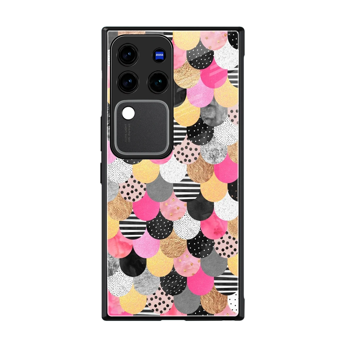 Mermaid Glow back phone cover | glass case forvivo v30 pro