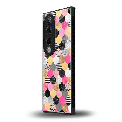 Mermaid Glow vivo v40 pro mobile cover | shockproof glass phone case