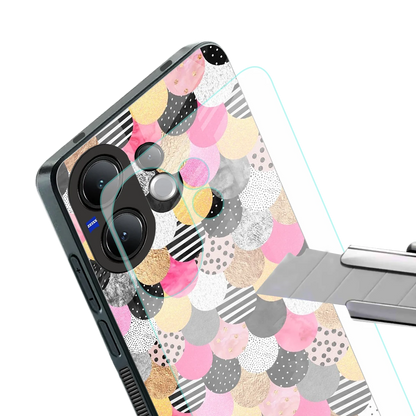 Mermaid Glow stylish phone case for vivo v60 | glossy glass and slim fit