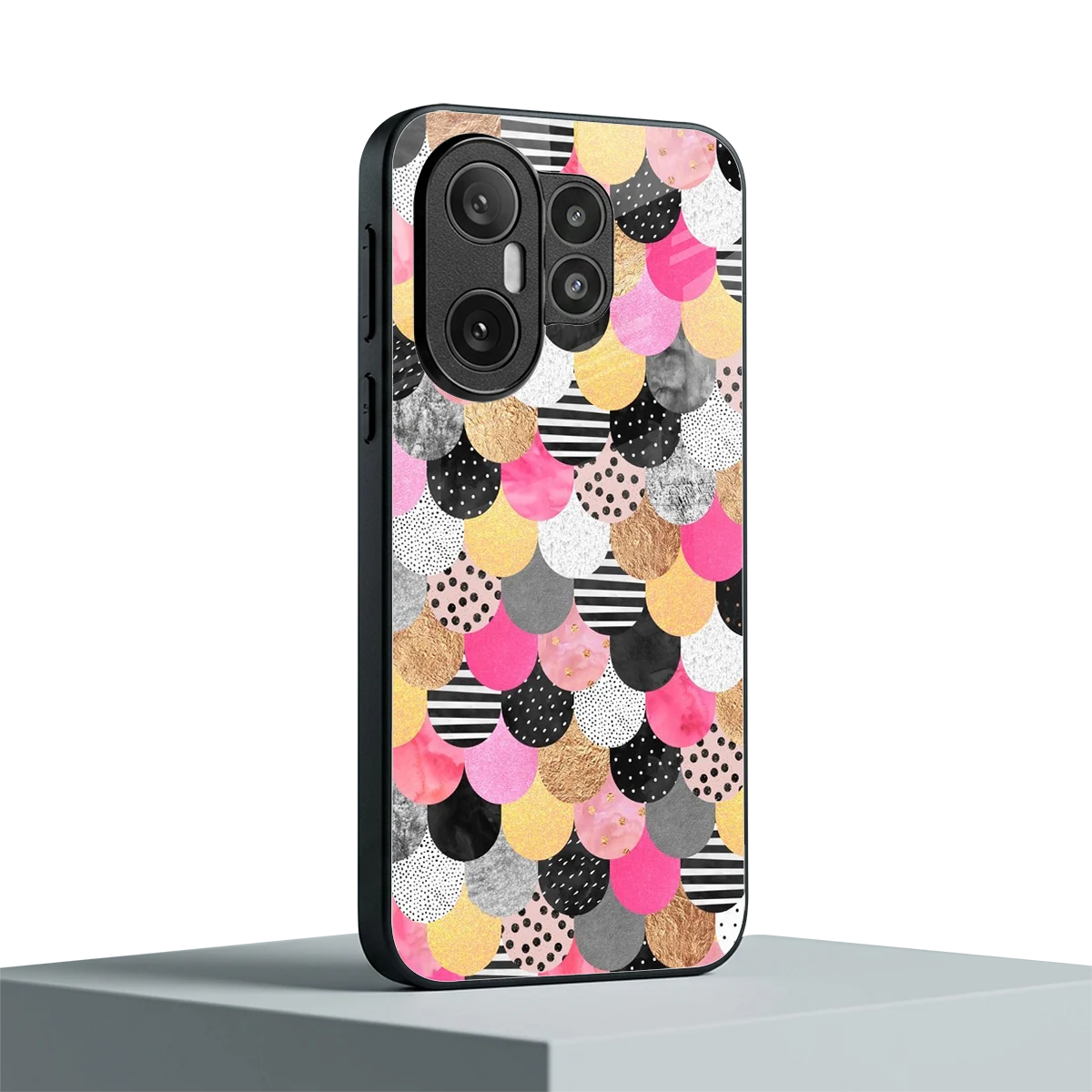 Mermaid Glow vivo x200 fe mobile cover | shockproof glass phone case