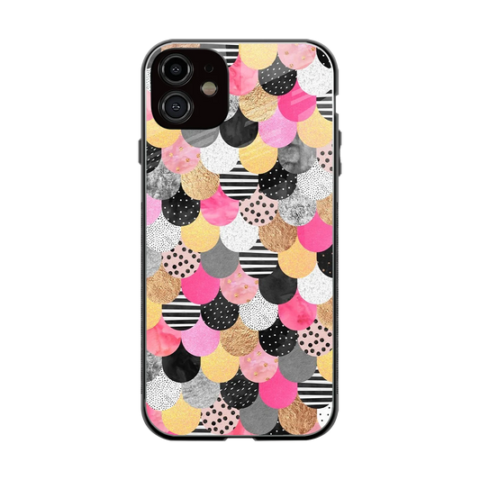 Mermaid Glow back phone cover | glass case for iphone 12
