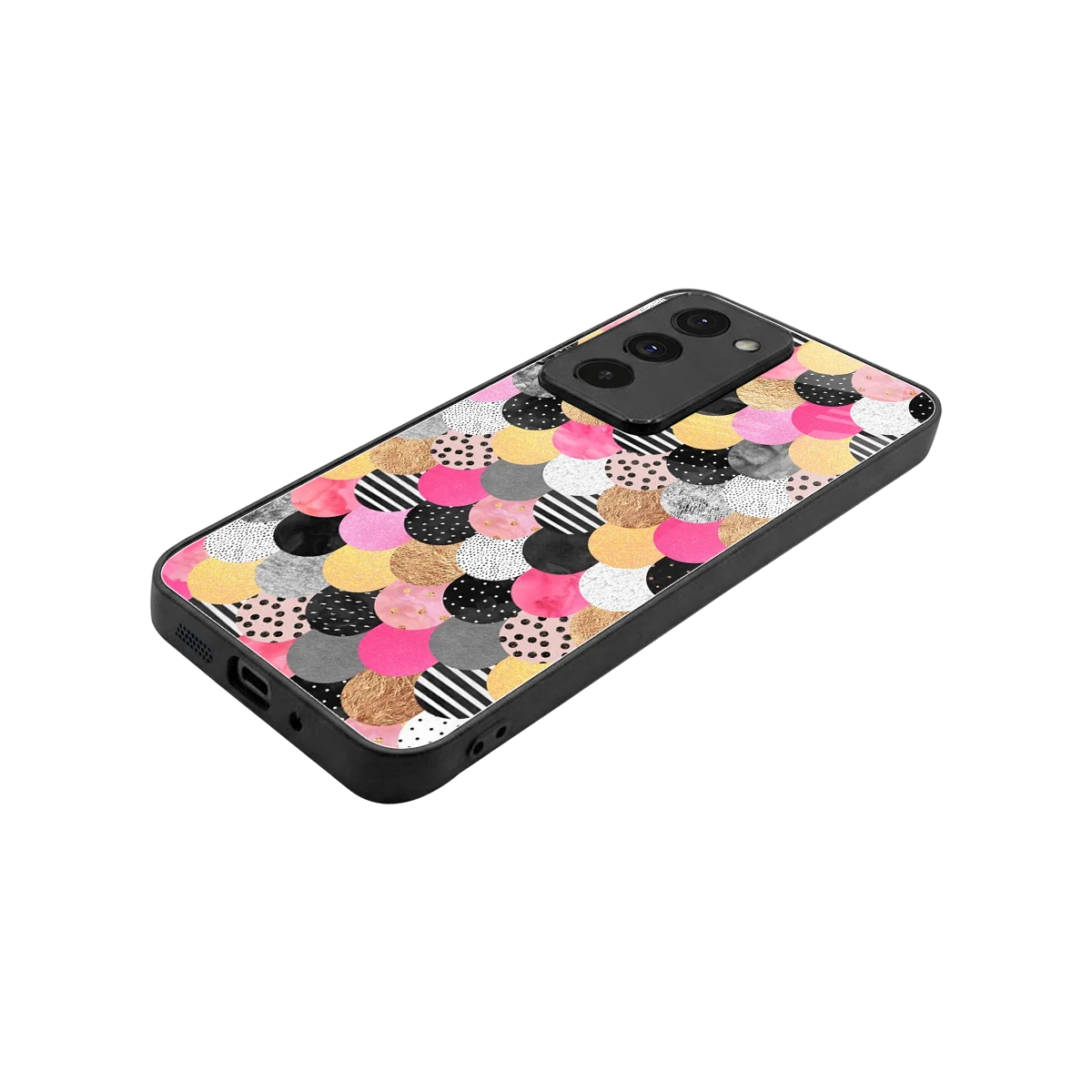 Mermaid Glow stylish phone case for redmi 15 5g | glossy glass and slim fit