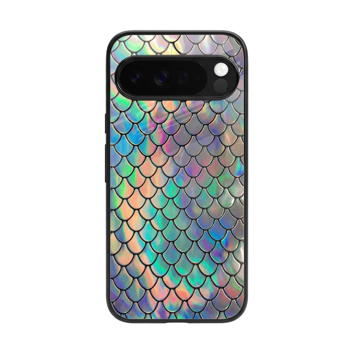 Mermaid back phone cover | glass case for google pixel 10 pro xl