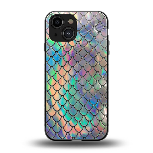 Mermaid back phone cover | glass case for iphone 12 mini