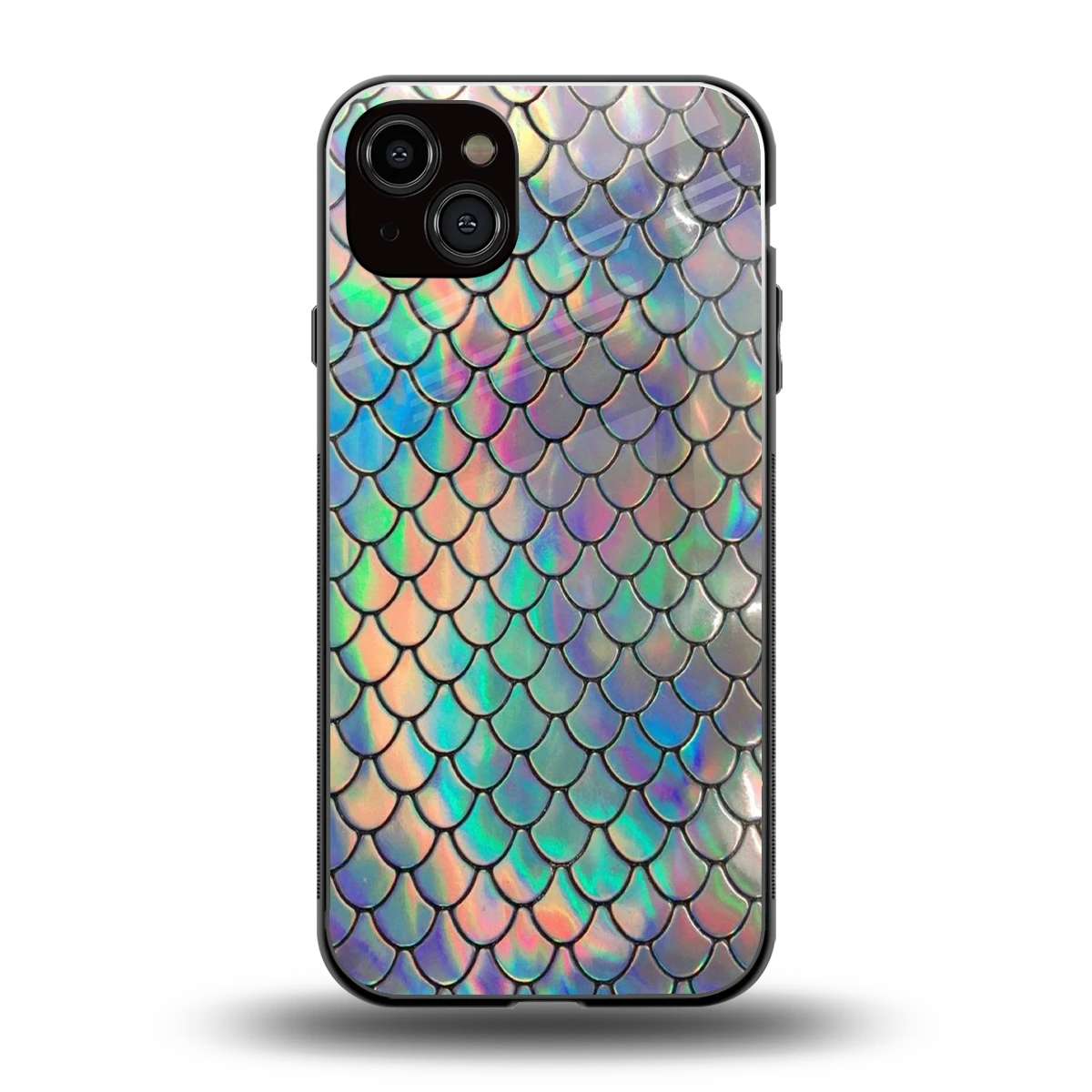 Mermaid back phone cover | glass case for iphone 14 plus