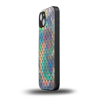 Mermaid iphone 14 plus mobile cover | shockproof glass phone case