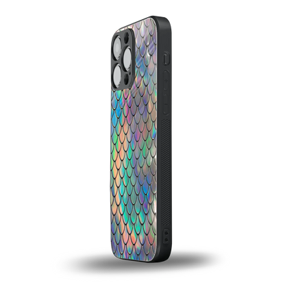 Mermaid iphone 15 pro max mobile cover | shockproof glass phone case