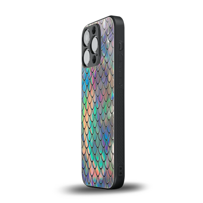 Mermaid iphone 15 pro mobile cover | shockproof glass phone case