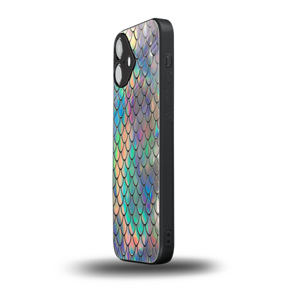 Mermaid iphone 16 plus mobile cover | shockproof glass phone case