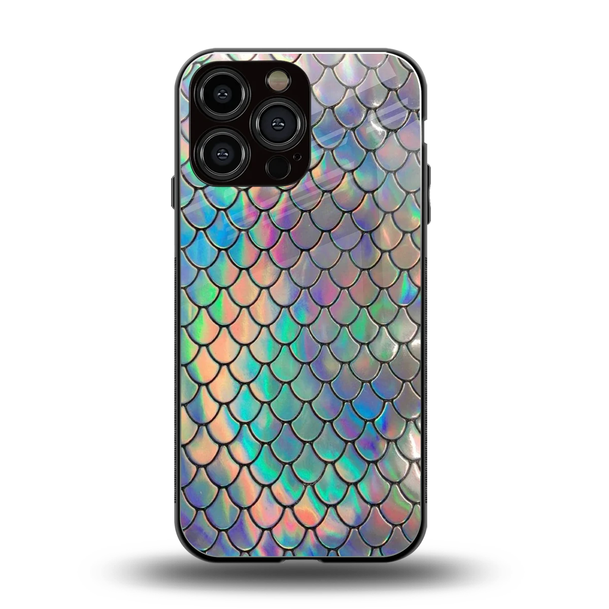 Mermaid back phone cover | glass case for iphone 16 pro max