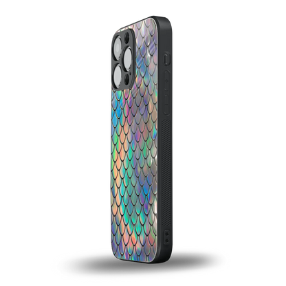 Mermaid iphone 16 pro max mobile cover | shockproof glass phone case