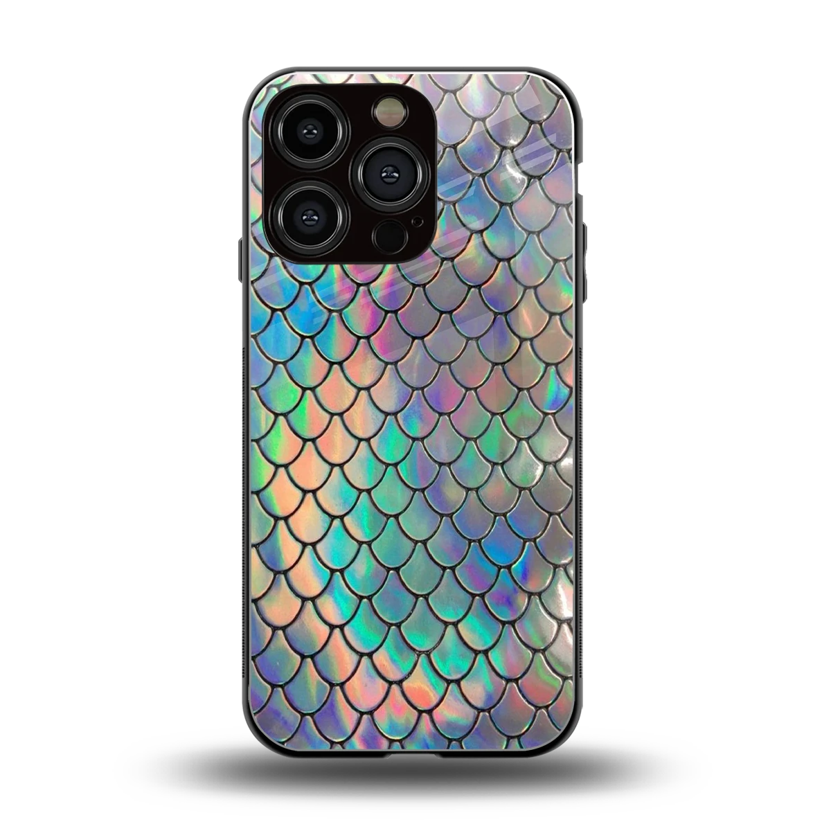 Mermaid back phone cover | glass case for iphone 16 pro