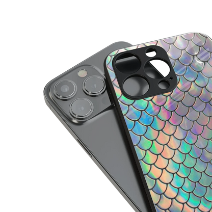 Mermaid stylish phone case for iphone 14 pro max | glossy glass and slim fit