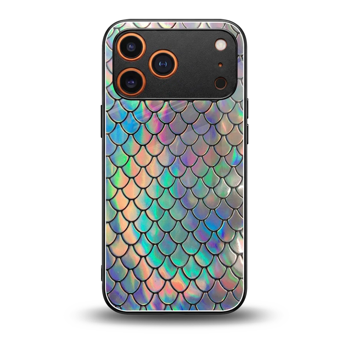 Mermaid back phone cover | glass case for iphone 17 pro
