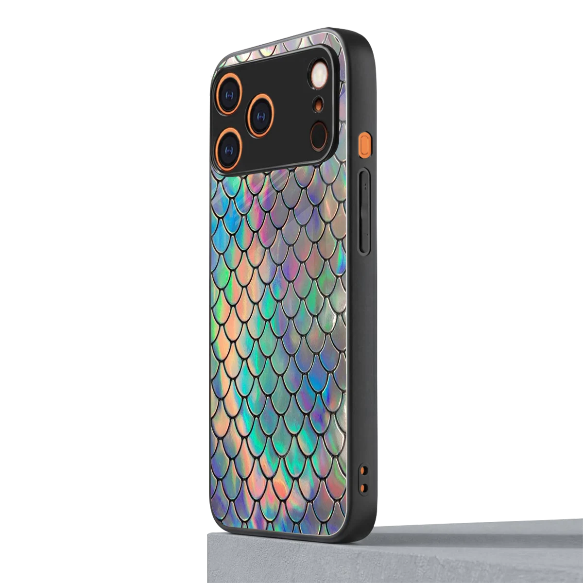 Mermaid iphone 17 pro mobile cover | shockproof glass phone case