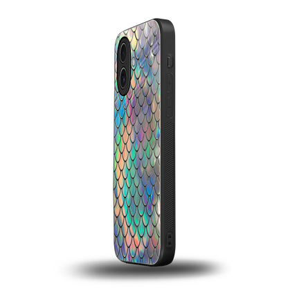 Mermaid iphone 17 mobile cover | shockproof glass phone case