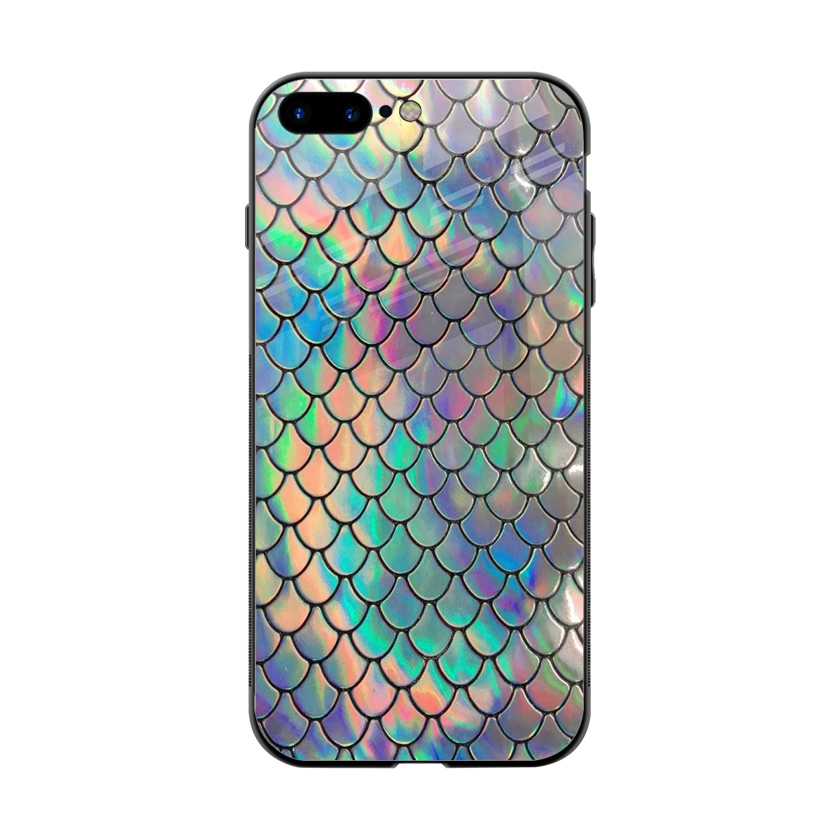 Mermaid back phone cover | glass case for iphone 8 plus