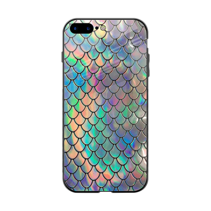 Mermaid back phone cover | glass case for iphone 8 plus