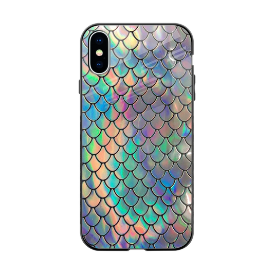 Mermaid back phone cover | glass case for iphone xs