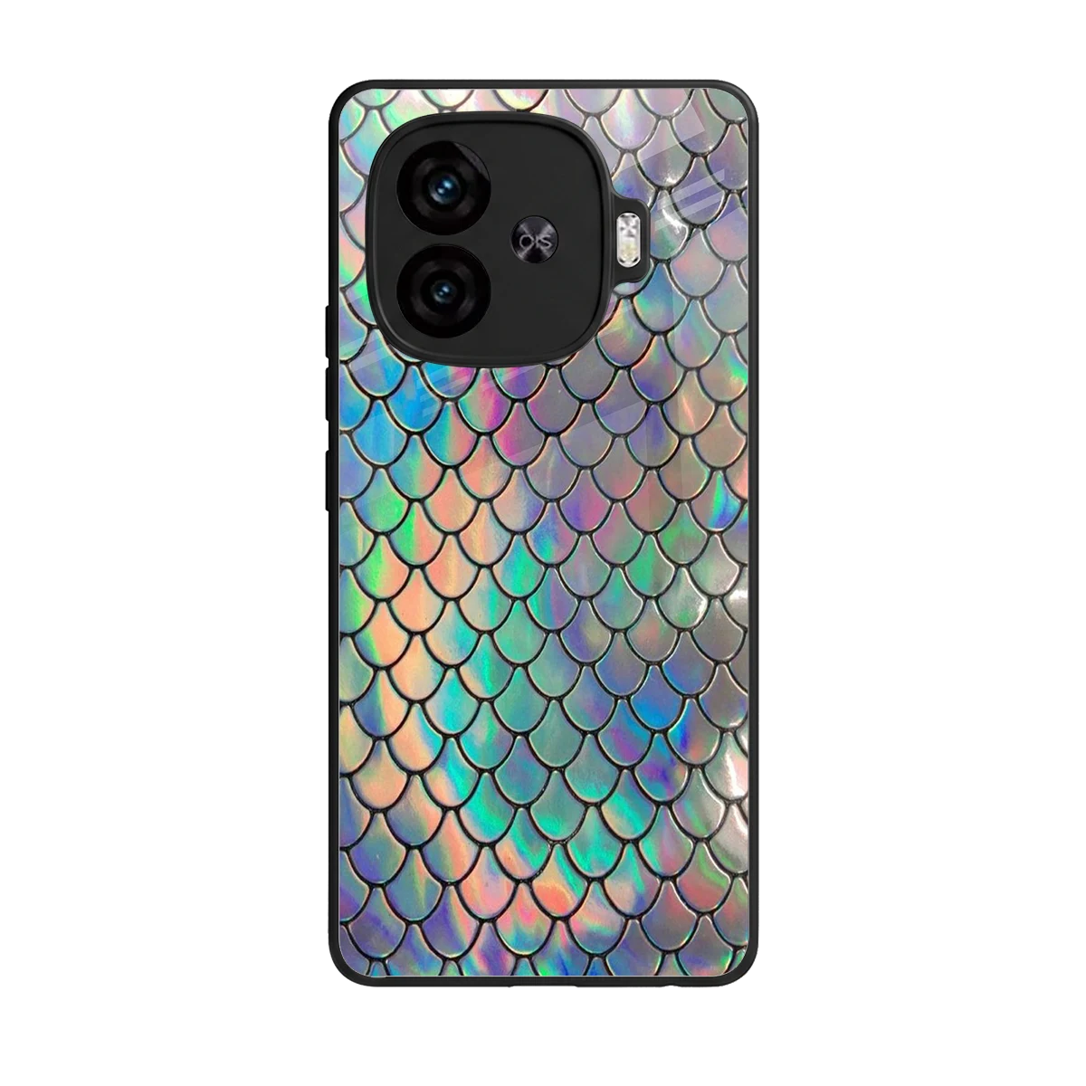 Mermaid back phone cover | glass case for iqoo neo 10r 5g