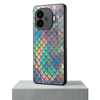 Mermaid iqoo neo 10r 5g mobile cover | shockproof glass phone case