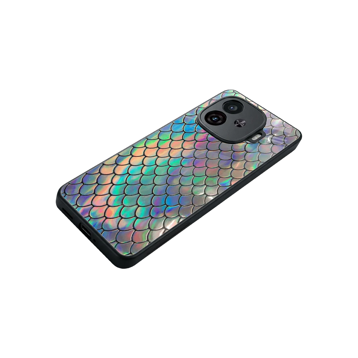 Mermaid stylish phone case for iqoo neo 10r 5g | glossy glass and slim fit