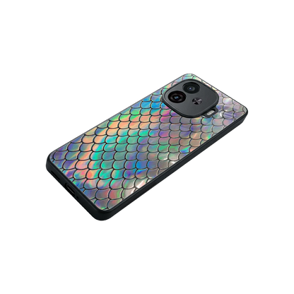 Mermaid stylish phone case for iqoo neo 10r 5g | glossy glass and slim fit