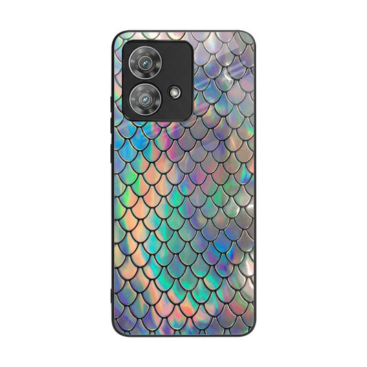 Mermaid back phone cover | glass case for motorola edge 40 neo 5g