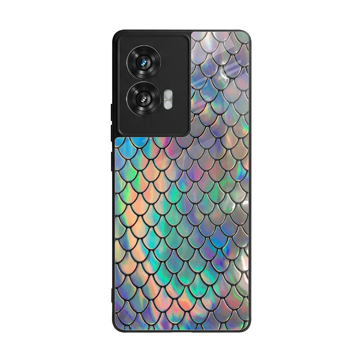 Mermaid back phone cover | glass case for motorola edge 50 fusion