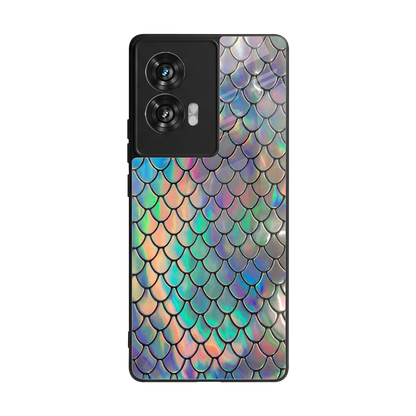 Mermaid back phone cover | glass case for motorola edge 50 fusion