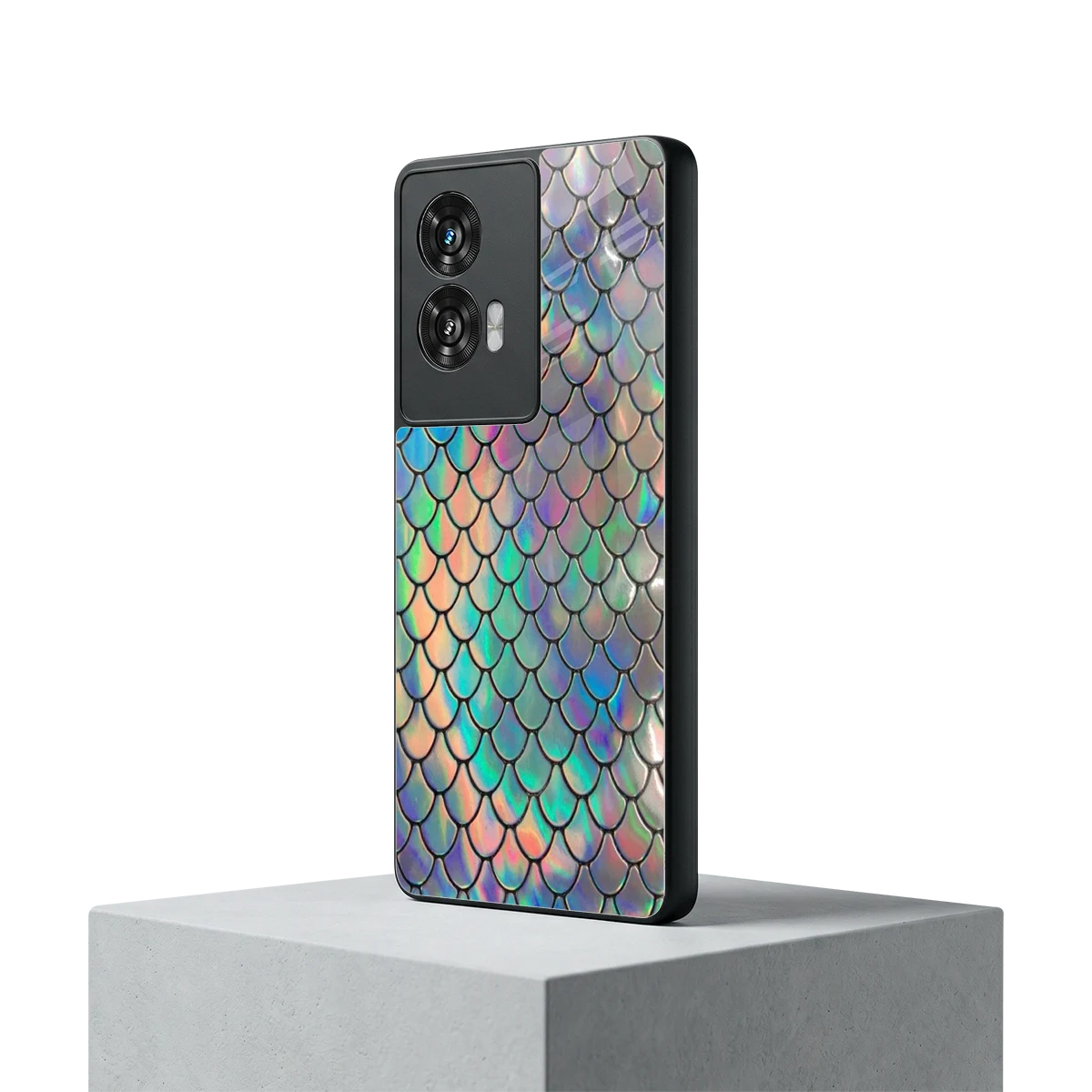 Mermaid motorola edge 50 fusion mobile cover | shockproof glass phone case
