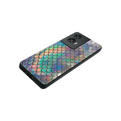 Mermaid stylish phone case for motorola edge 50 fusion | glossy glass and slim fit