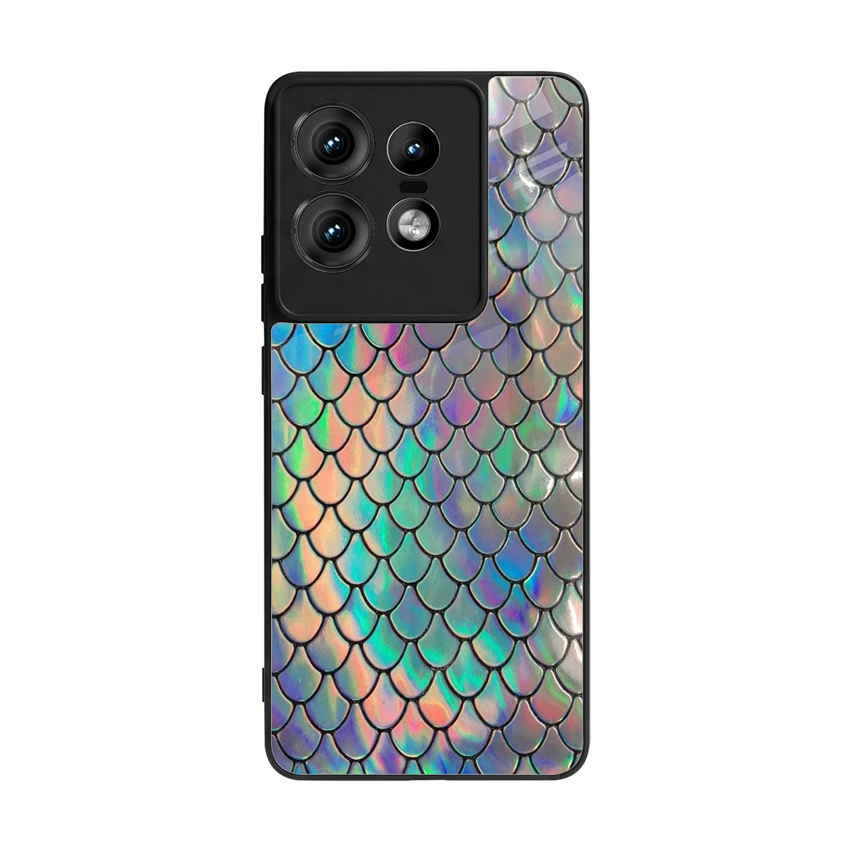 Mermaid back phone cover | glass case for motorola edge 50 pro