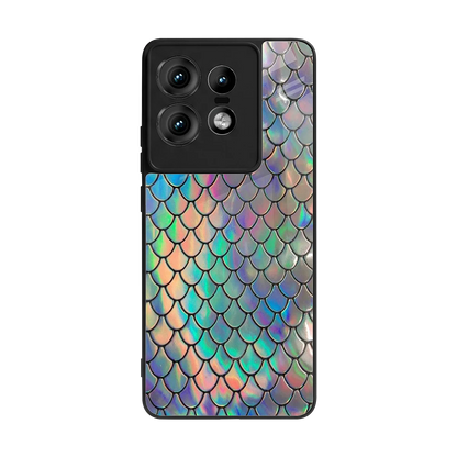 Mermaid back phone cover | glass case for motorola edge 50 pro