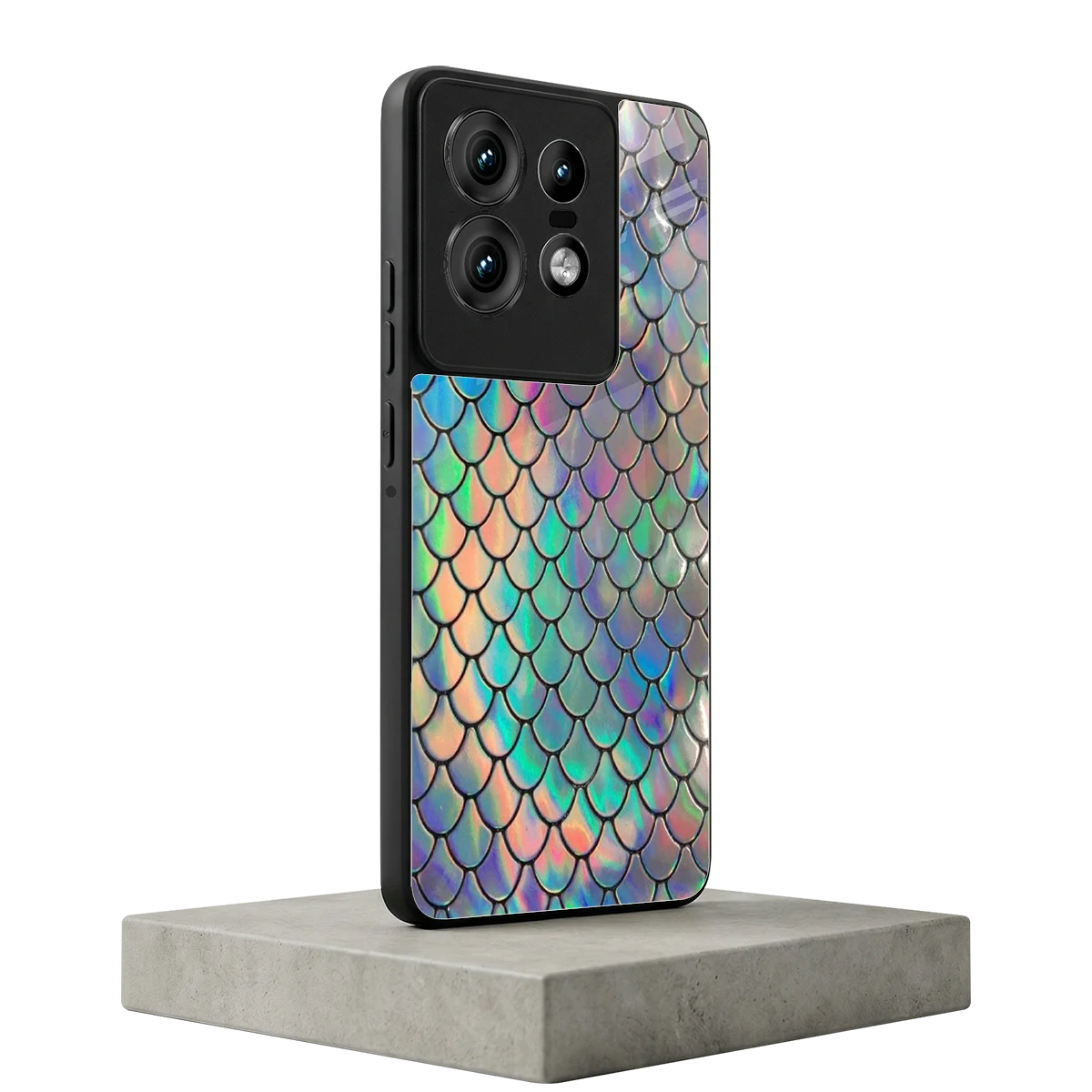 Mermaid motorola edge 50 pro mobile cover | shockproof glass phone case