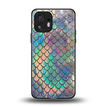Mermaid back phone cover | glass case for nothing phone 2