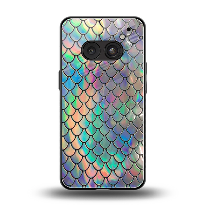 Mermaid back phone cover | glass case for nothing phone 2a plus